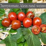 Cherrytomate (klein,rund,weinrot