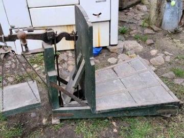 Alte Sackwaage Kartoffelwaage Obstwaage bis 150 kg