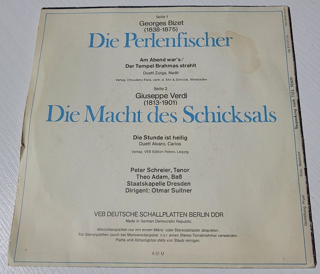 Die Perlenfischer / Die Macht Des Schicksals