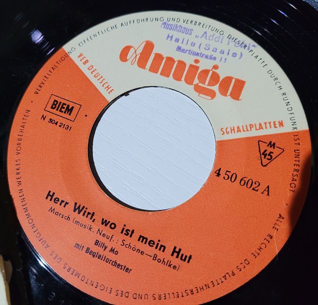 Billy Mo – Herr Wirt, Wo Ist Mein Hut / Die Zillertaler Blasmusik