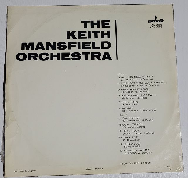 The Keith Mansfield Orchestra – The Keith Mansfield Orchestra