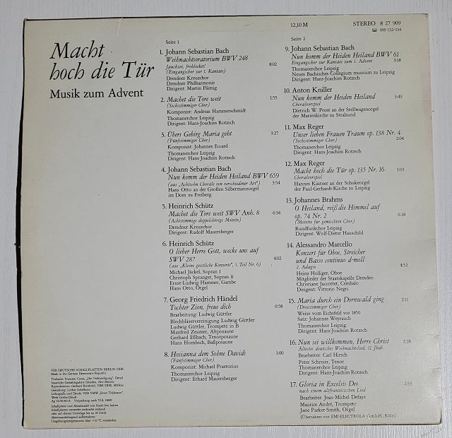 Macht hoch die Tür - Musik zum Advent