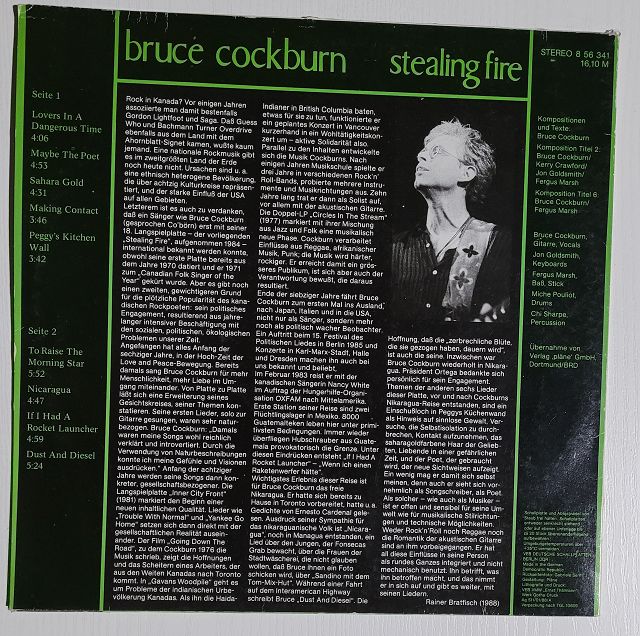 Bruce Cockburn – Stealing Fire