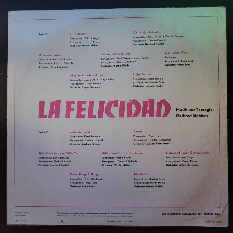 Various – La Felicidad
