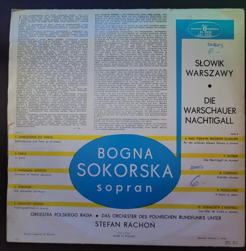 Bogna Sokorska – The Warsaw Nightingale