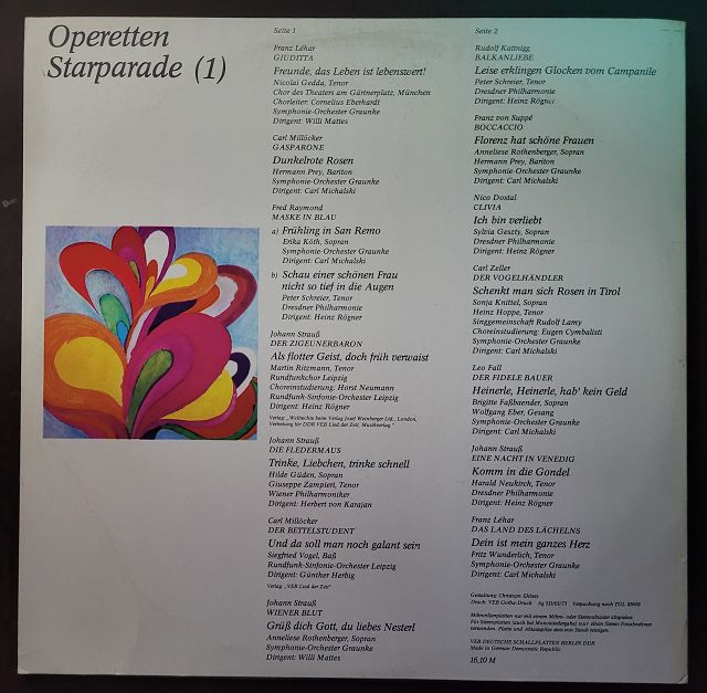 Various – Operetten - Starparade 1