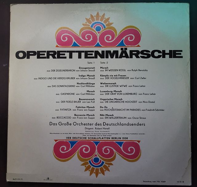 operetten Märsche 845085