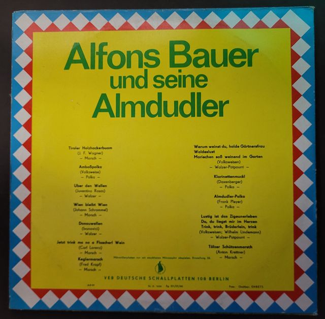 Alfons Bauer Und Seine Almdudler – Alfons Bauer Und Seine Almdudler