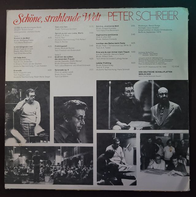 Peter Schreier – Schöne, Strahlende Welt