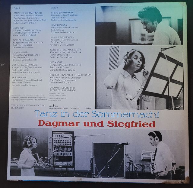 Dagmar Frederic & Siegfried Uhlenbrock – Tanz In Der Sommernacht