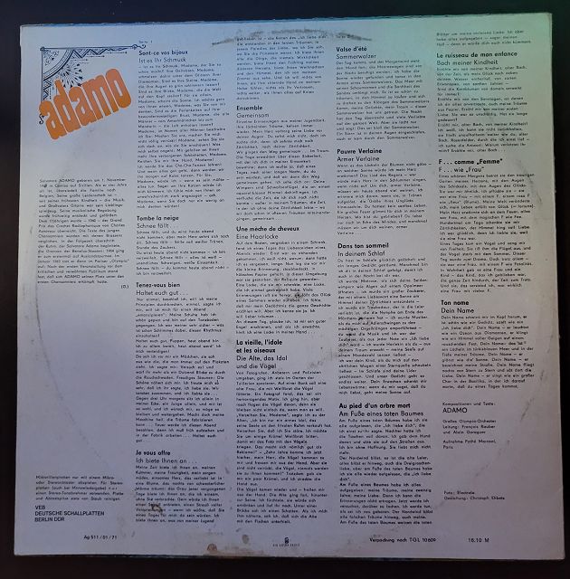 Adamo – Adamo