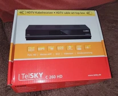 TelSKY C 260 HD HDTV-Kabelreceiver schwarz