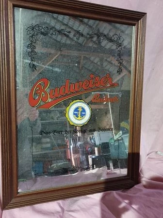 Werbeschild Budweiser